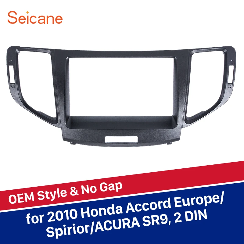 

Seicane refitting in dash Stereo Panel Cover Kit 2Din Car auto Radio Fascia Frame for Honda Accord Europe/Spirior/ACURA SR9