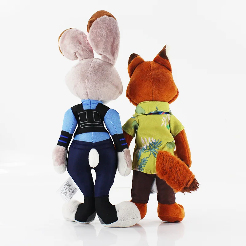 3 размера Zootopia плюшевые игрушки лиса Ник Вайлд кролик Джуди хопс мультфильм животных куклы игрушки Рождественский подарок для детей
