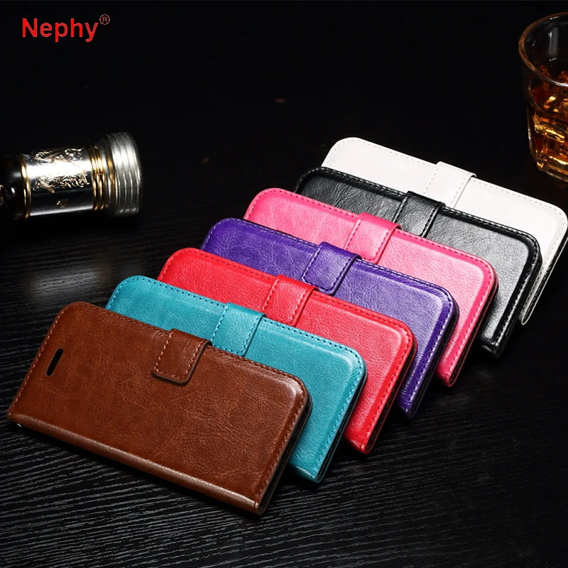 Винтажный бумажник Nephy с подставкой, кожаный флип-чехол для iPhone 6 s 6 S 7 8 Plus X XS Max XR 5 5S SE 6 Plus 7 Plus 8 Plus, мягкий чехол