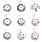 Женское Ожерелье с защелкой и кристаллами Стразы 18 мм ожерелье с подвеской с защелкой для женщин и девушек ювелирные изделия своими руками