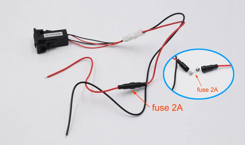 XCGaoon специальный 2 USB 5 В 2.1A разъем интерфейса автомобильное зарядное устройство адаптер для HONDA, светодиодный преобразователь питания синий светодиодный