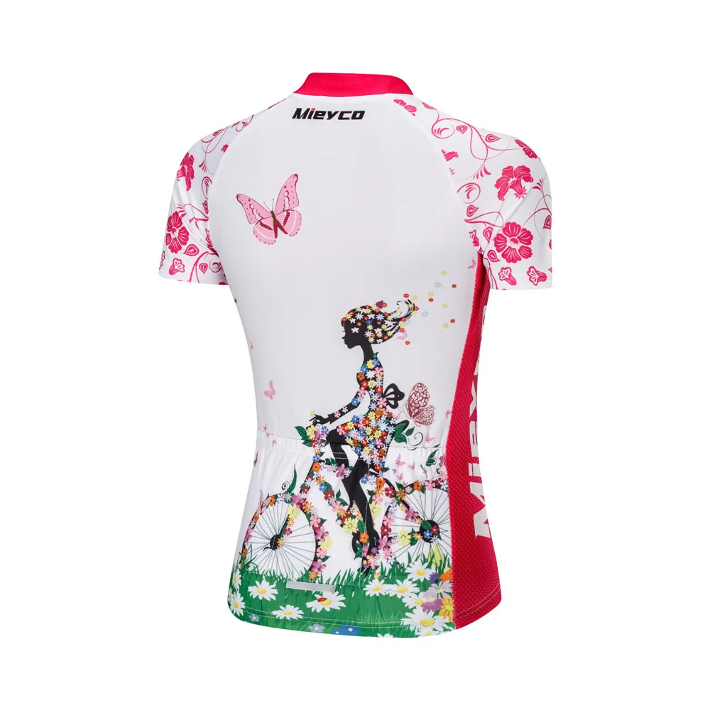 Фото Женская велосипедная рубашка с коротким рукавом Ropa Maillot Ciclismo, велосипедная одежда, лето 2019 №2