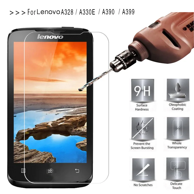 Пленка из закаленного стекла для Lenovo A328 A330E A390 Lephone A399 Защитная пленка экрана