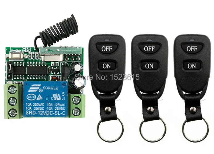 DC12V 1CH 10A RF Беспроводной дистанционного Управление переключатель Системы teleswitch