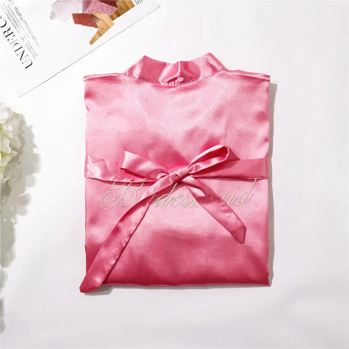 Bridesmaid - 9 Свадебное короткое банное платье невесты, новое женское летнее кимоно, ночная рубашка юката, женские пижамы, ночная рубашка, M-XL - Цвет: Bridesmaid - 9