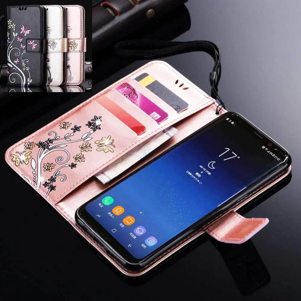 Чехол бумажник с рисунком бабочки для Apple iPhone X Xs 5 5S SE милый чехол подставкой 6 6S 8 7