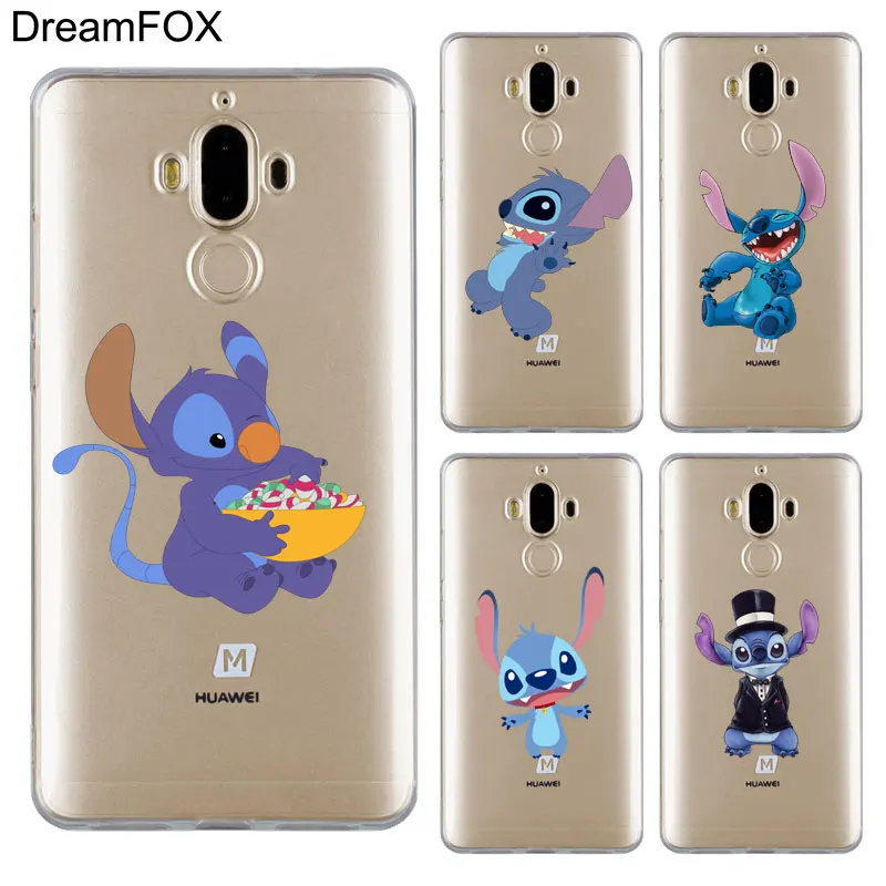 DREAMFOX L605 Stich Мягкий силиконовый чехол из ТПУ для huawei mate Nova 2 9 10 20 30 Lite Pro Plus |