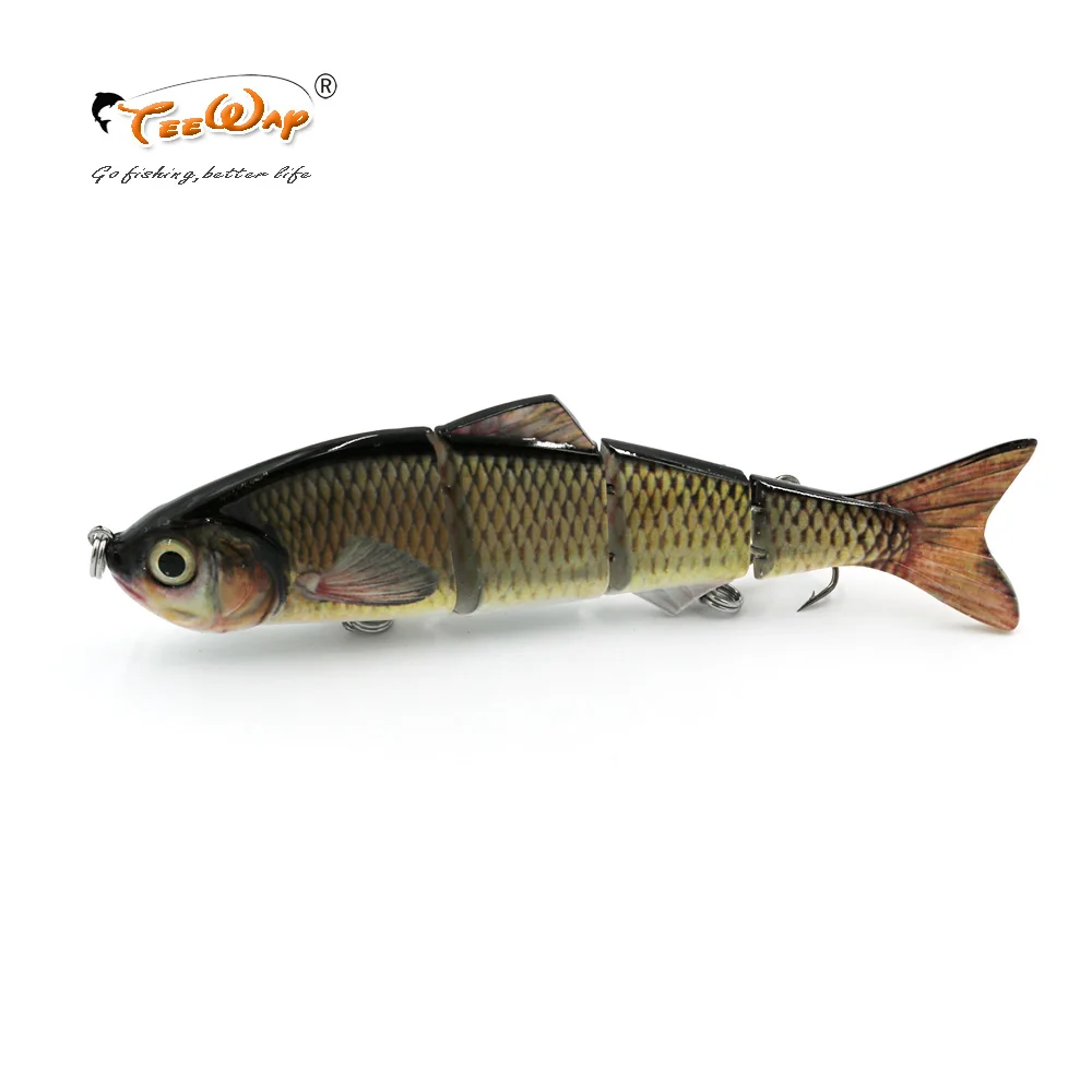 Рыболовная приманка 4 Сегмент Swimbait Crankbait тяжелая медленная 35 г 15 см рыболовные