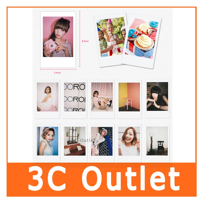 Оригинальный FUJI Плёнки Instax Mini 8 белый край для Fuji Фотоаппарат моментальной печати