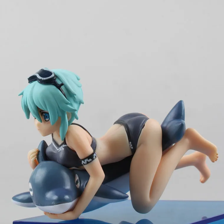 Экшн фигурка Sword Art Online Asada Sinon сексуальное бикини мультяшная кукла ПВХ 13 см
