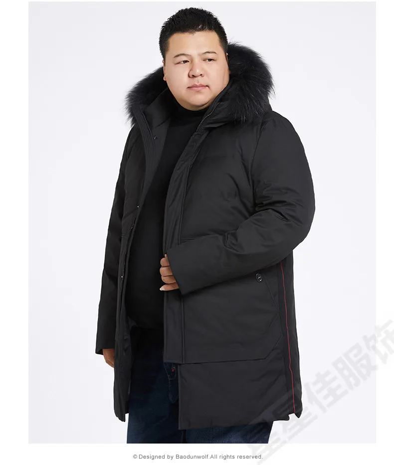 Мужской пуховик с капюшоном на 90% утином пуху | Мужская одежда