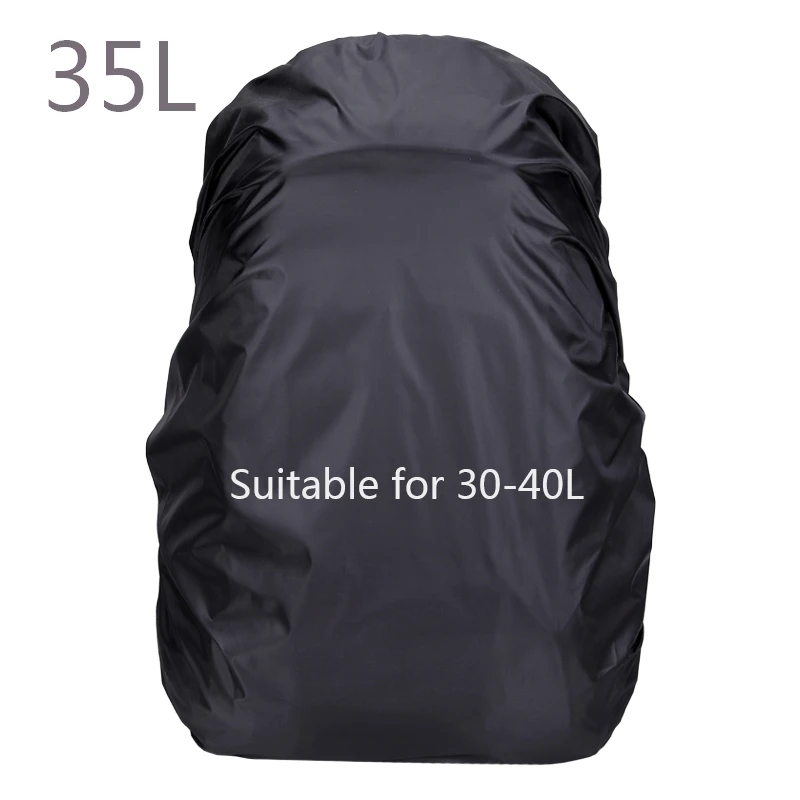 Красный 20L-80L водонепроницаемый рюкзак с защитой от пыли чехол от дождя Портативный Сверхлегкий плечевой защитный походный спортивный Чехол - Цвет: Красный