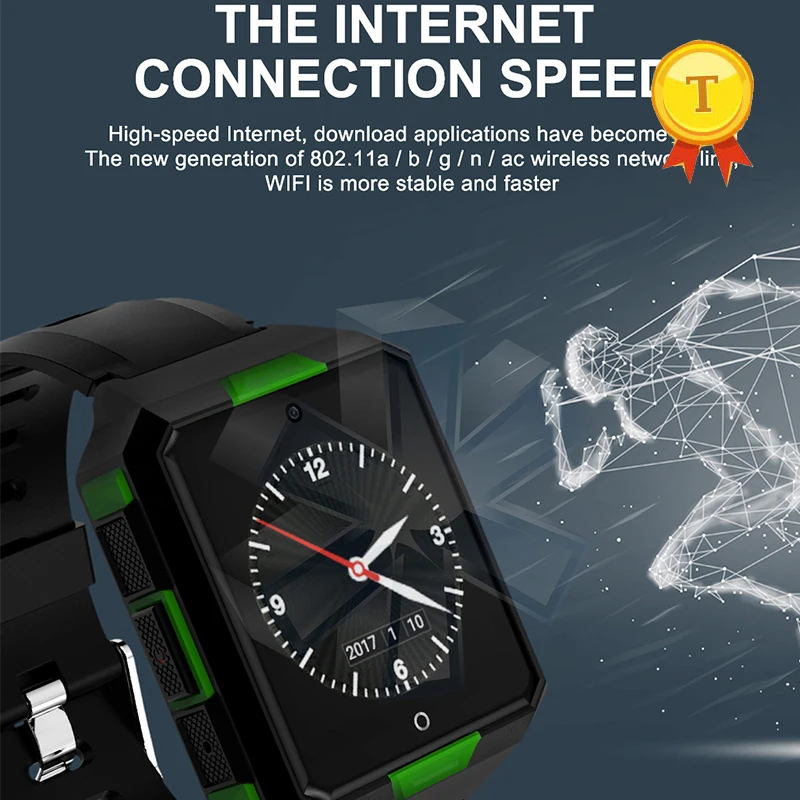 2018 новейший продукт 4G сеть Смарт часы телефон 1G + 8G Система Android Поддержка WIFI SIM