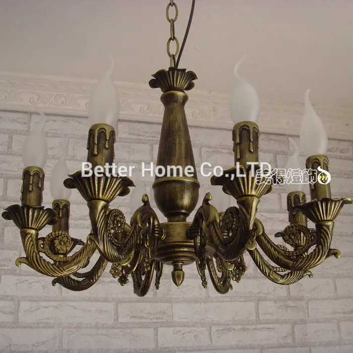Modern Chandelier Light Antique Iron Brass Color Lighting decoration Lamp for Ceiling Chandeliers | Лампы и освещение