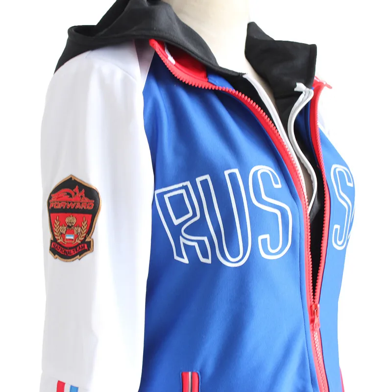 Юрий! На льду костюмы для косплея Юри плисетски Косплей пальто унисекс