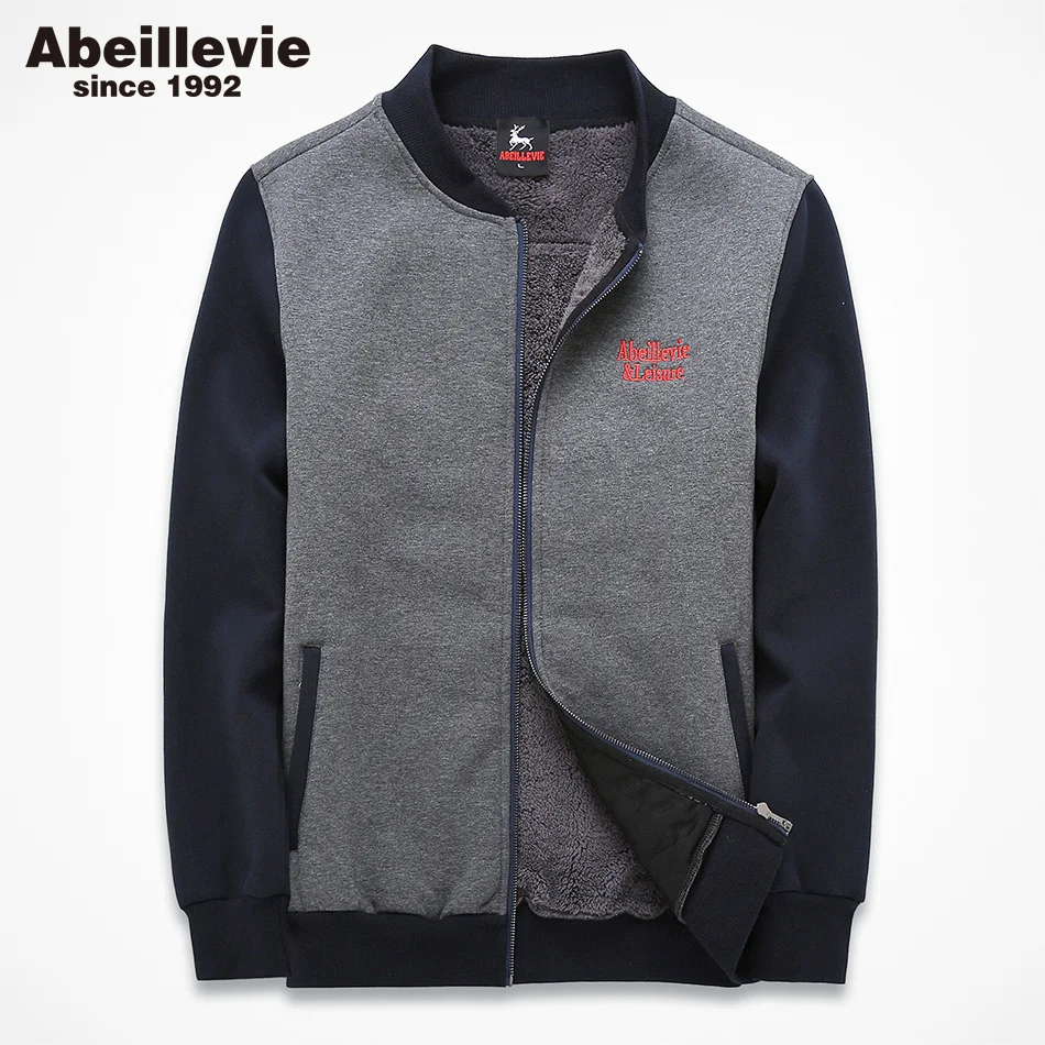 Abeillevie модные новые хлопковые флисовые мужские бейсбольные куртки повседневная