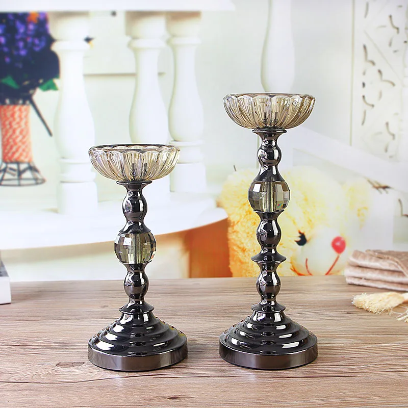 Хрустальные подсвечники канделябры центральные части свадебное украшение для