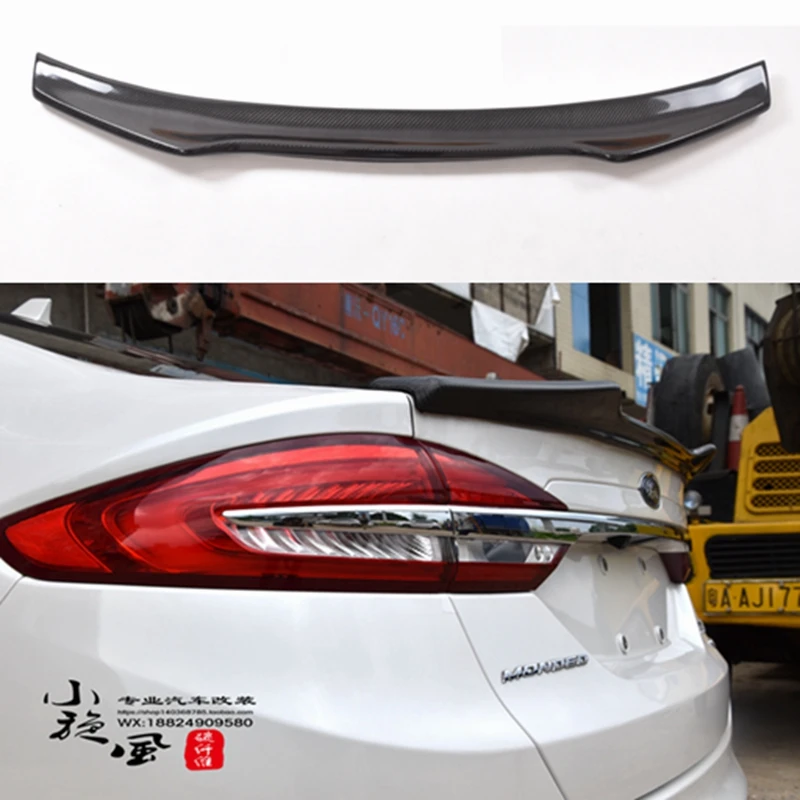 Для Ford Mondeo/Fusion авто аксессуары новая модель 2013 высококачественный задний спойлер из углеродного волокна