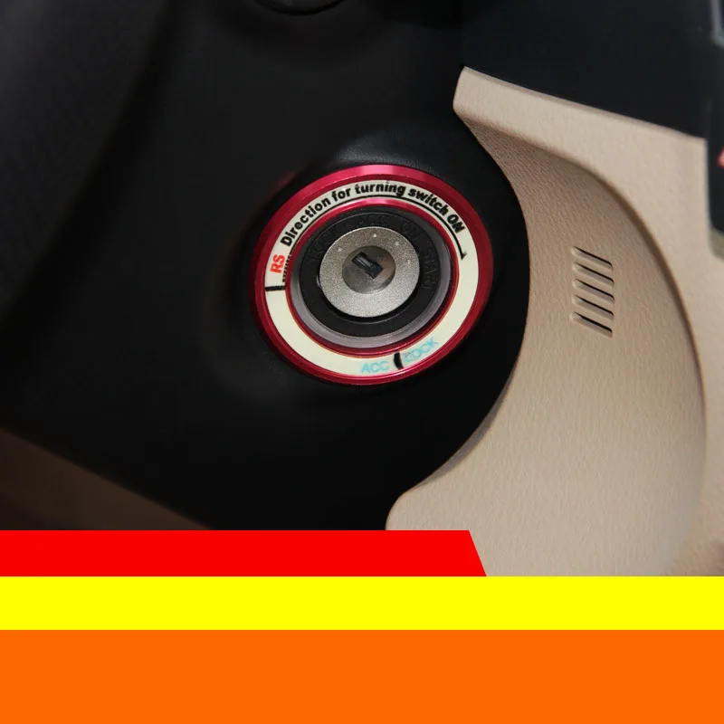 Lsrtw2017 abs Noctilucan Автомобильный ключ зажигания кольцо для toyota vios yaris 2013 2014 2015 2016 2017 2018
