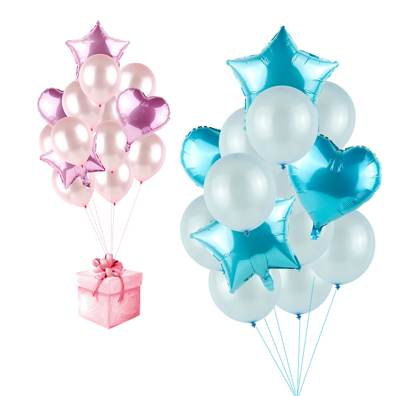 Yoeriwoo Baby Shower фольга воздушный шар для мальчиков или девочек детский пол набор