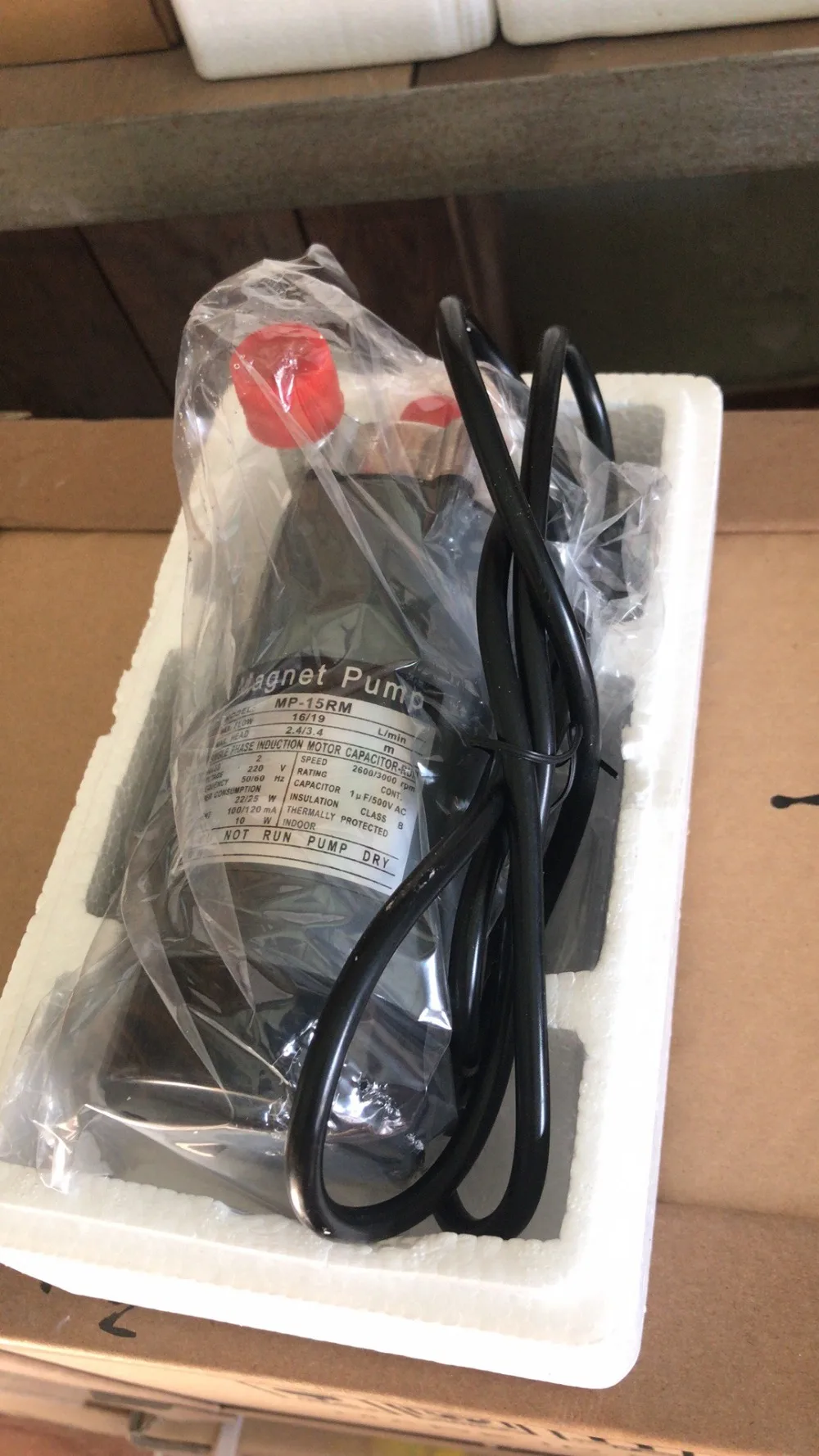 Нержавеющая сталь нить Интерфейс MP-15RM 10W 50/60 Гц 220 В магнитный привод насоса с Европейским стандартным штекером