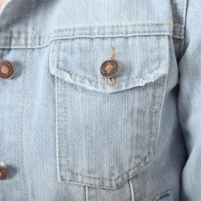 Женские джинсовые куртки больших размеров S-5XL Винтаж Обрезанные короткие пальто