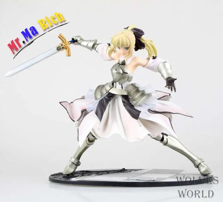 Аниме Fate Stay Night 24 см меч Lili batch Ver. ПВХ фигурка коллекционная игрушка модель брикеты
