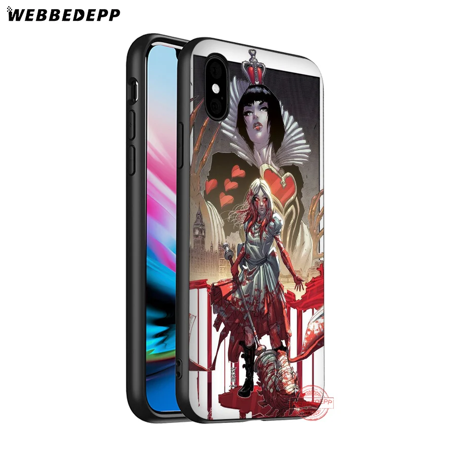 WEBBEDEPP Alice Madness Returns Soft Silicone Case for iPhone 8 7 6S 6 Plus 11 Pro XS Max XR X 5 5S SE Back Shell | Мобильные