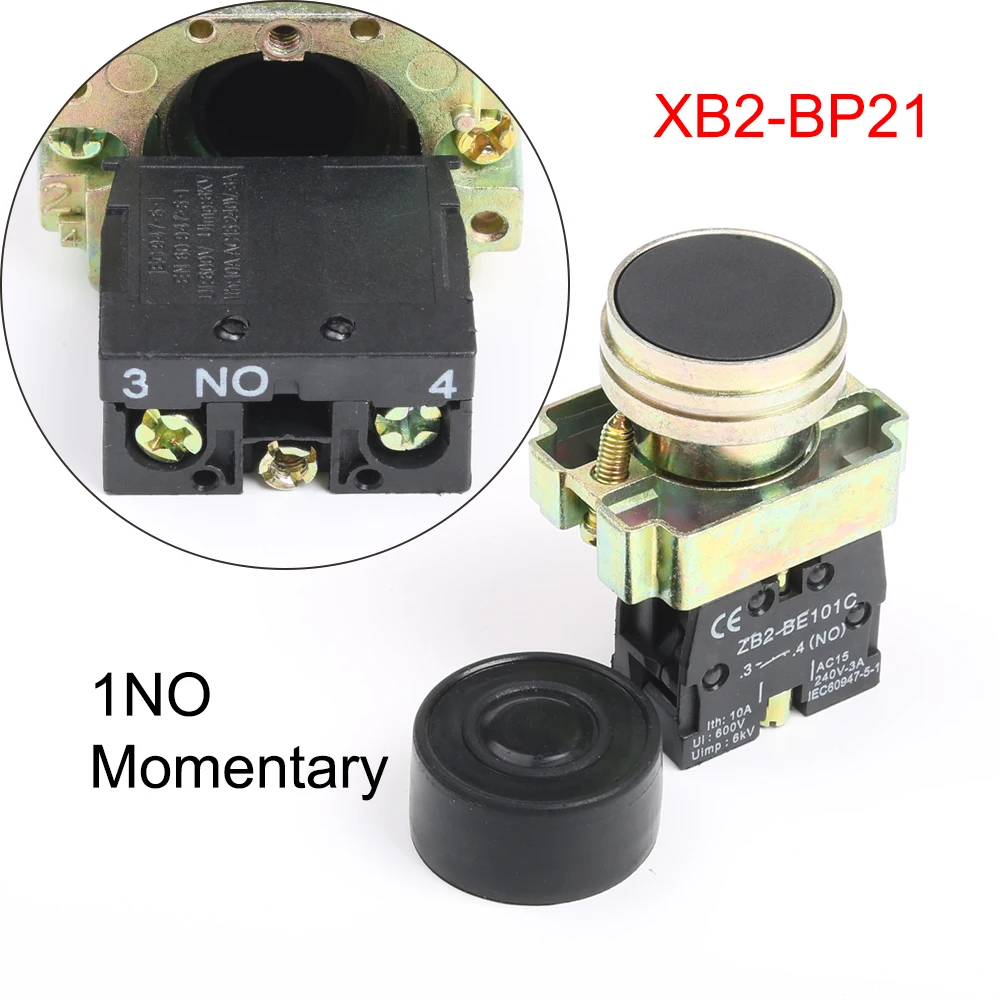 XB2 BP11 BP21 BP31 BP42 BP61 водонепроницаемый кнопочный переключатель 22 мм Мгновенный
