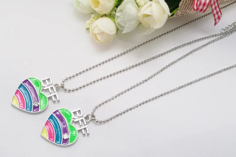 Лучшие друзья подвеска Bff Очаровательная цепочка из бисера разноцветная