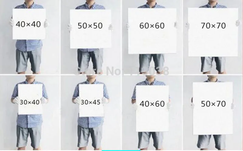 Плакат эскиз ручная роспись растения настенное искусство холст живопись