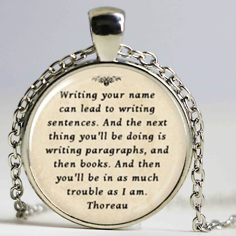 Thoreau написание вашего имени может привести к написанию предложений ожерелье|name