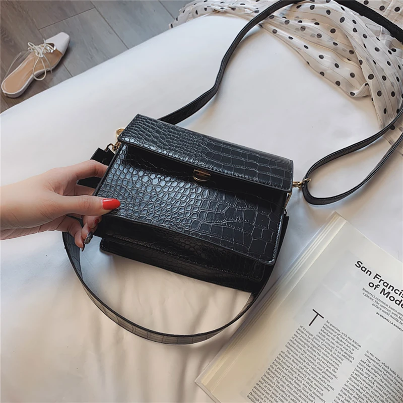 Винтажная элегантная сумка женская сумка-мессенджер женские роскошные кожаные