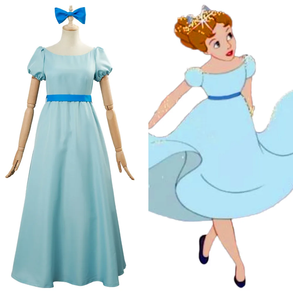 Костюм для косплея Питера Пэна Венди платье женское карнавальные костюмы на