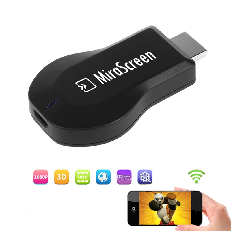 Robotsky Mirascreen OTA tv Stick Dongle Full HD 1080P EasyCast EZCast Wi-Fi дисплей приемник DLNA Airplay Miracast Airmirroring