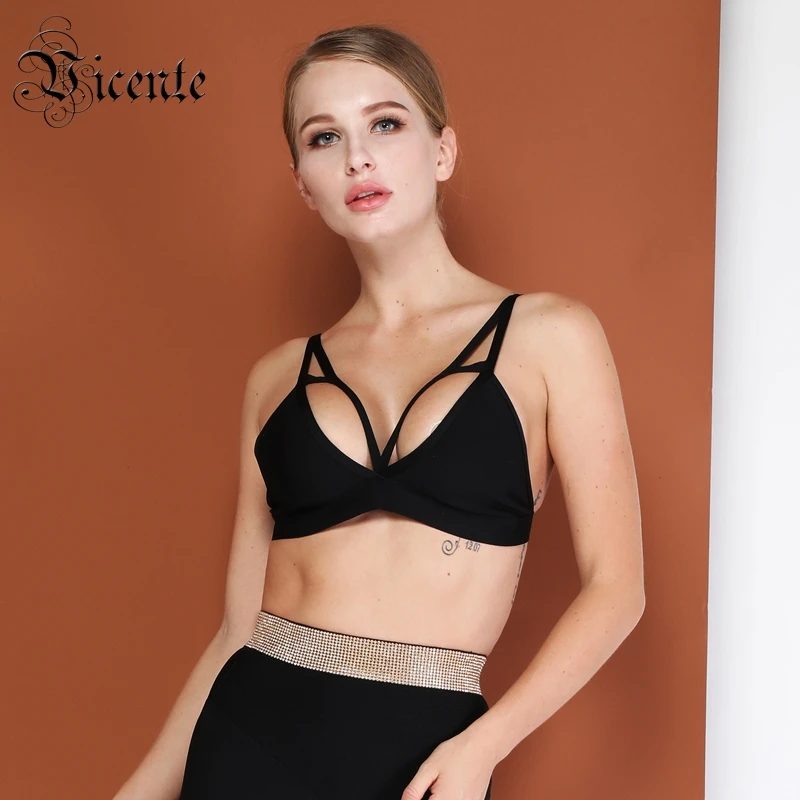 Женский топ без рукавов с v-образным вырезом и открытой спиной хит продаж |