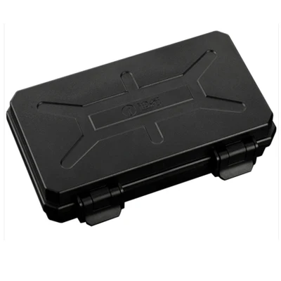 large 190x125x47mm Открытый путешествия Пластиковый ударопрочный водонепроницаемый ящик для хранения корпус герметичный, Прочный Контейнер EDC Кемпинг ударопрочный - Цвет: large 190x125x47mm