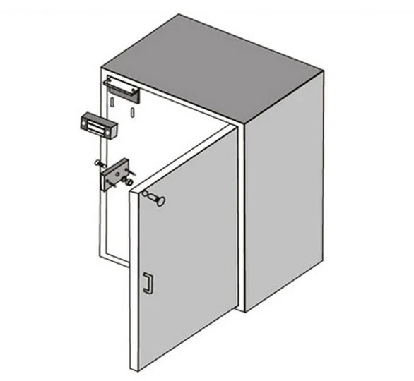 12 В электронный замок для ящика Электрический магнитный дверей шкафа 60 кг 100