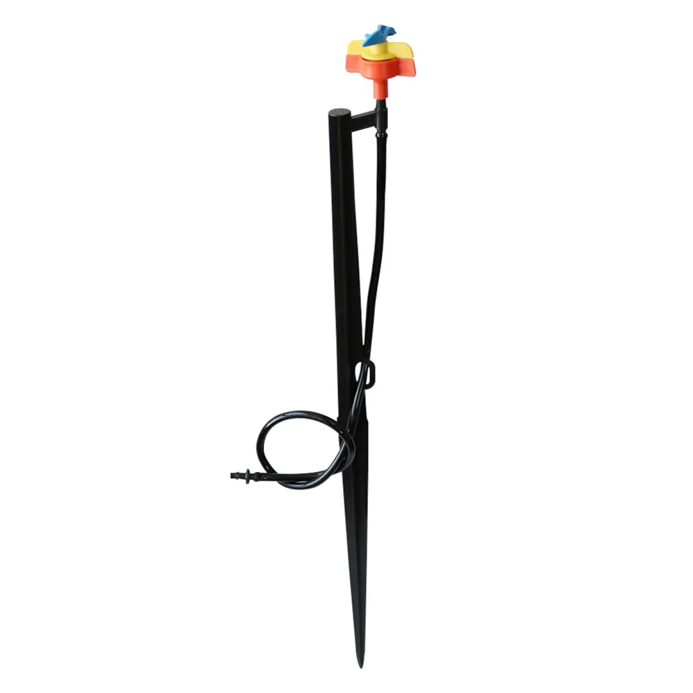 

360-degrees Rotating Mist Nozzle 50cm holder kit Garden Lawn Irrigation Sprinkler Tree Plant Vegetables Watering sprayer 3 Sets