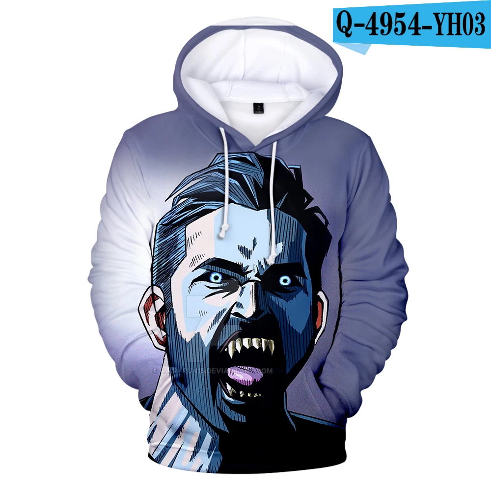 3D hoodies Fashion Teen Wolf Hoodies Derekhale 3D Print Sweatshirts Teen Wolf Men/Women Black Unisex Tops 4XL - Цвет: 3D hoodies