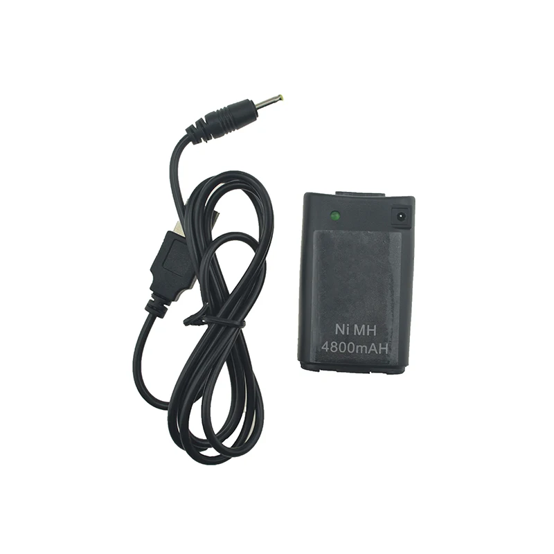 Для Xbox 360 контроллер USB зарядное устройство кабель 4800mAh аккумулятор для джойстика