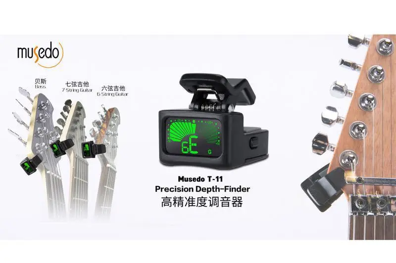 

Musedo Chromatic Guitar Clip Tuner T-11 guitar tuner