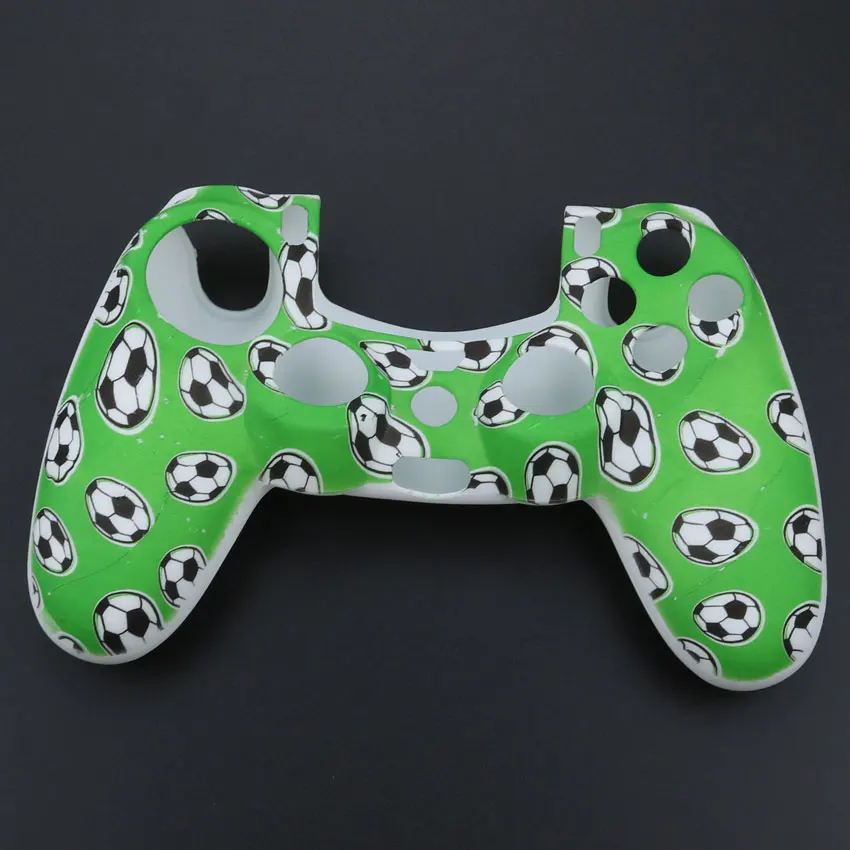 YuXi мягкий силиконовый резиновый чехол для Playstation Dualshock 4 PS4 Pro тонкий контроллер кожи - Цвет: D