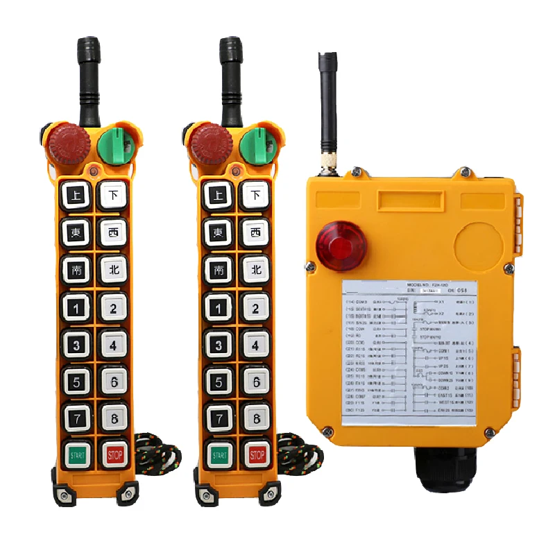 JoHigh поставка 14 кнопок AC 220V 380V DC 36V 24V промышленный пульт Дистанционного Управления Подъемный Кран 2 передатчика+ 1 приемник