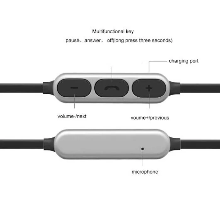 Sports Bluetooth Earphone Magnetic Earpiece Stereo Wireless Headset Earbuds with Microphone for iPhone X Universal | Электроника