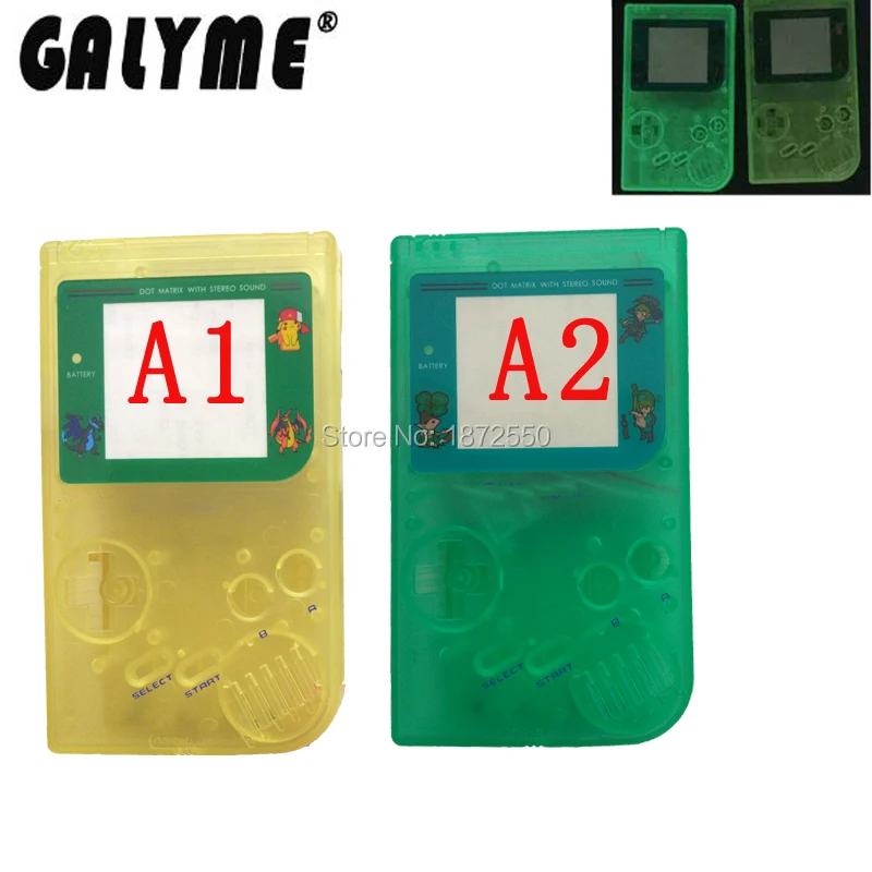 2 шт./лот горячий светящийся желтый и зеленый цвет ремонт пластиковый корпус