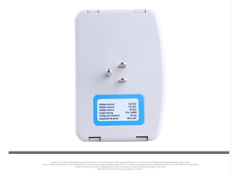 Электрическая защита BSEED PC стандартная розетка стандарта США белая Защита от