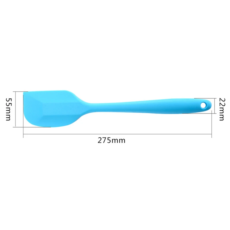 1Pc Baking Pastry Tool Silicone 10 inch One-Piece Spatula Cake Scrapers Non-stick | Дом и сад