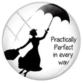 NS412 1 TAFREE классический фильм Mary Poppins картина DIY 25 мм стеклянный кабошон купол для браслета ожерелье Ювелирные серьги фурнитура - Цвет: NS412 1