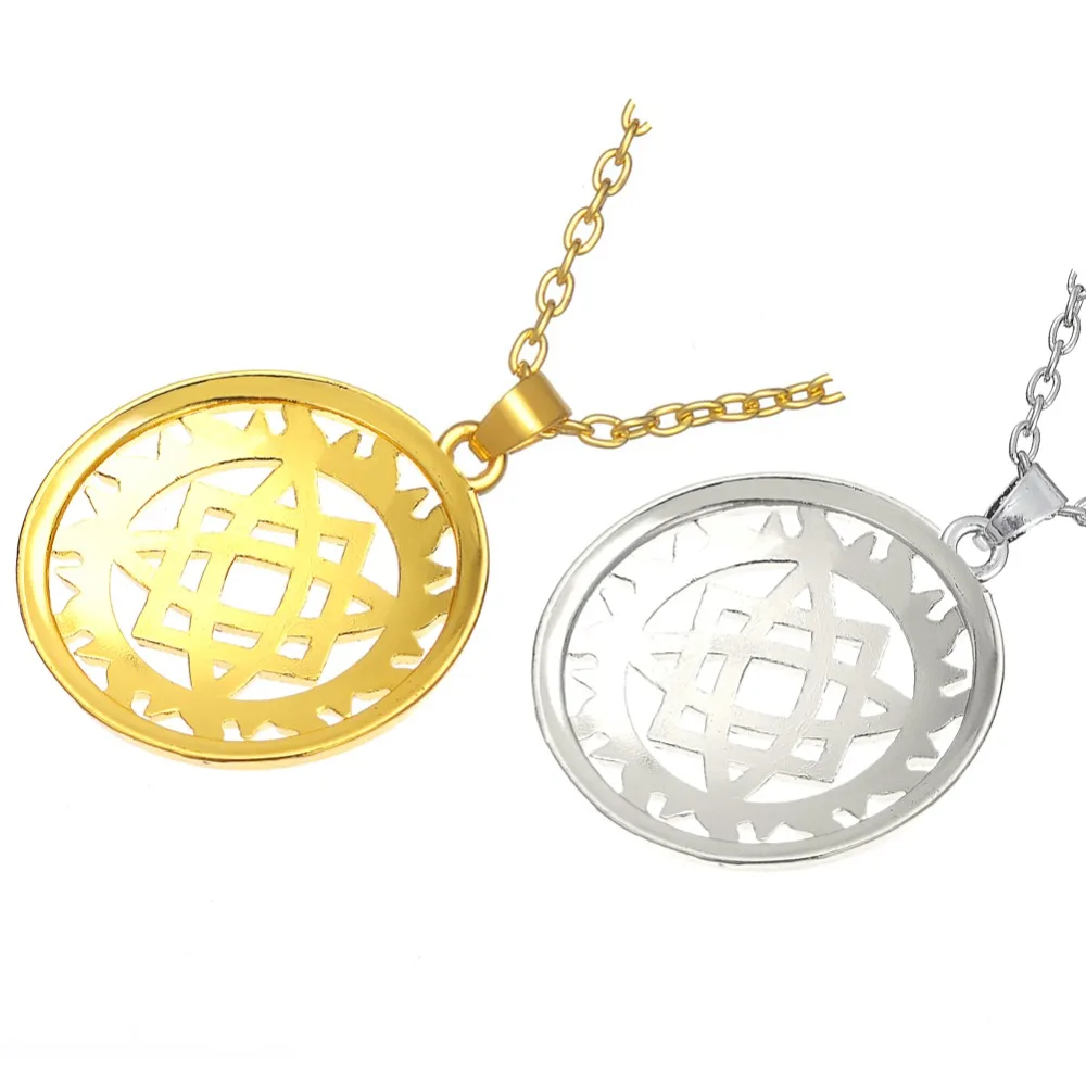 Амулет Teamer в ретро-стиле с изображением солнца ожерелье